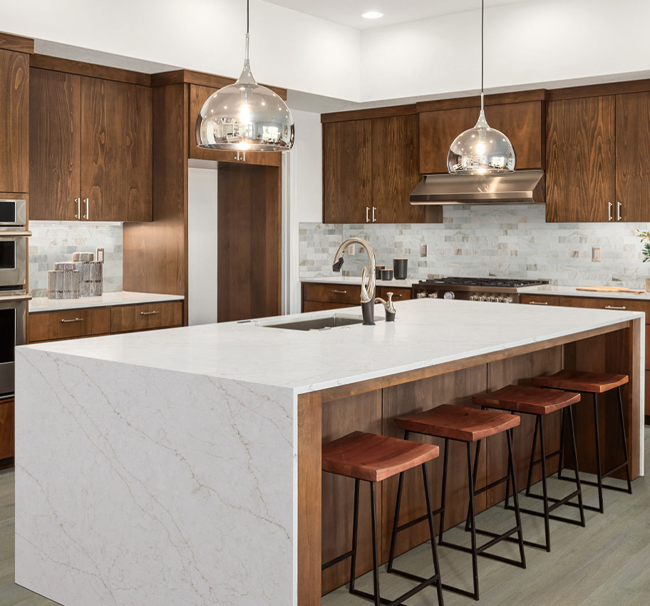 Calacatta Karmelo By MSI, Available at Royal Kitchen and Bathroom Countertops.